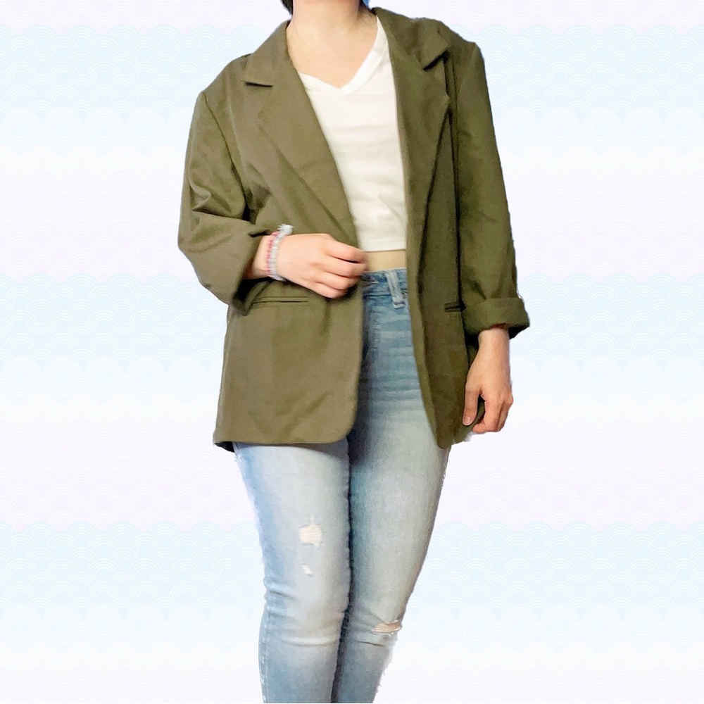 Vintage Block Island Petites Lightweight Blazer